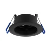 Noxion LED Spot Ares Djup ring Svart - med Inre Ring Svart | Utskärning 68mm - incl. GU10 Fitting