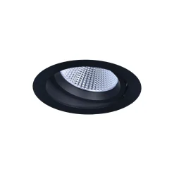 Noxion LED Spot Forza V2 Aluminium Svart 28W 3300lm 36D - 930-940-957 CCT | 160mm - Utskärning 145mm - Bästa Färgåtergivning