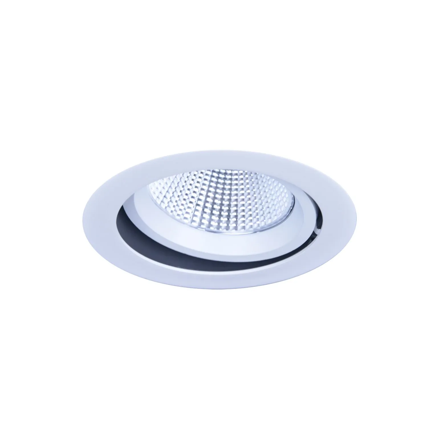 Noxion LED Spot Forza V2 Aluminium Vit 28W 3300lm 36D - 930-940-957 CCT | 160mm - Utskärning 145mm - Bästa Färgåtergivning
