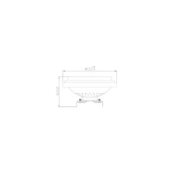 Noxion LED Spot G53 AR111 11.7W 800lm 40D - 930 Extra Varm Vit | Bästa Färgåtergivning - Dimbar - Ersättare 75W