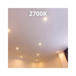 Noxion LED Spot Gimba Aluminium 6W 400lm 36D - 927 Extra Varm Vit | Utskärning 74mm - IP44 - Bästa färgåtergivning - Dimbar
