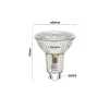 Noxion LED Spot GU10 PAR16 4.8W 450lm 36D - 827 Extra Varm Vit | Ersättare 65W