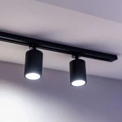Noxion LED Spårbelysning 3-Fas Delta Pro Aluminium Vit 40W 4900lm 36D - 930-940-957 CCT | UGR <19