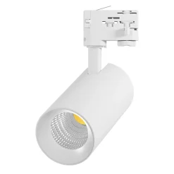 Noxion LED Spårbelysning 3-Fas Ecowhite Aluminium Vit 30W 3210lm 36D - 940 Kallvit | UGR <19