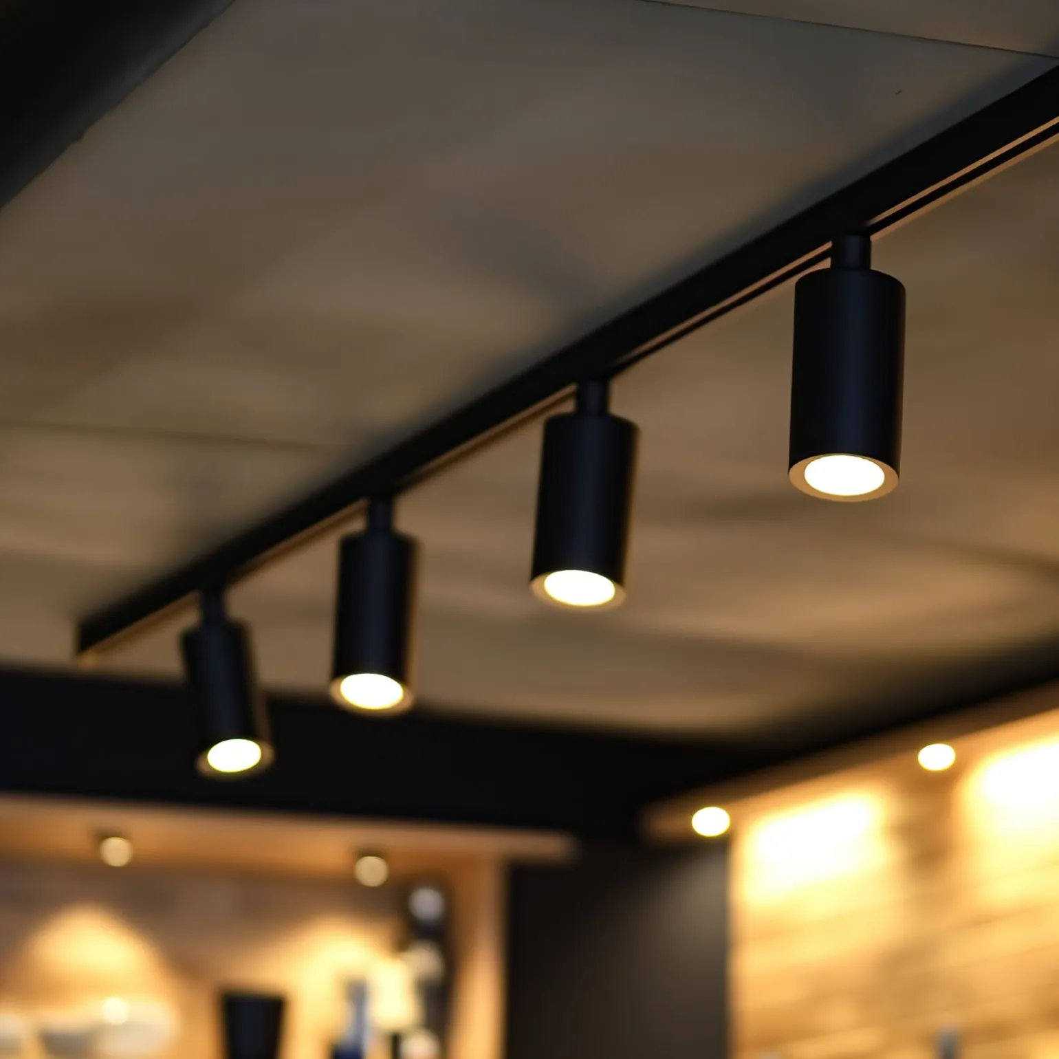 Noxion LED Spårbelysning 3-Fas Ecowhite Aluminium Svart 30W 3210lm 36D - 840 Kallvit | UGR <19