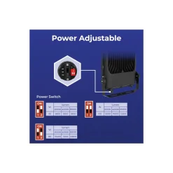 Noxion LED Strålkastare Beam V2.0 40-100W 5600-14000lm 90D - 830-840-865 CCT | IP66 - Symmetrisk