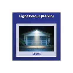 Noxion LED Strålkastare Beamy G3.1 Svart 20W 2200lm 100D - 840 Kallvit | IP65 - Symmetrisk