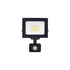 Noxion LED Strålkastare Beamy G3.1 Svart 30W 3300lm 110D - 830 Varm Vit | IP44 - Rörelse- och Ljussensor - Symmetrisk