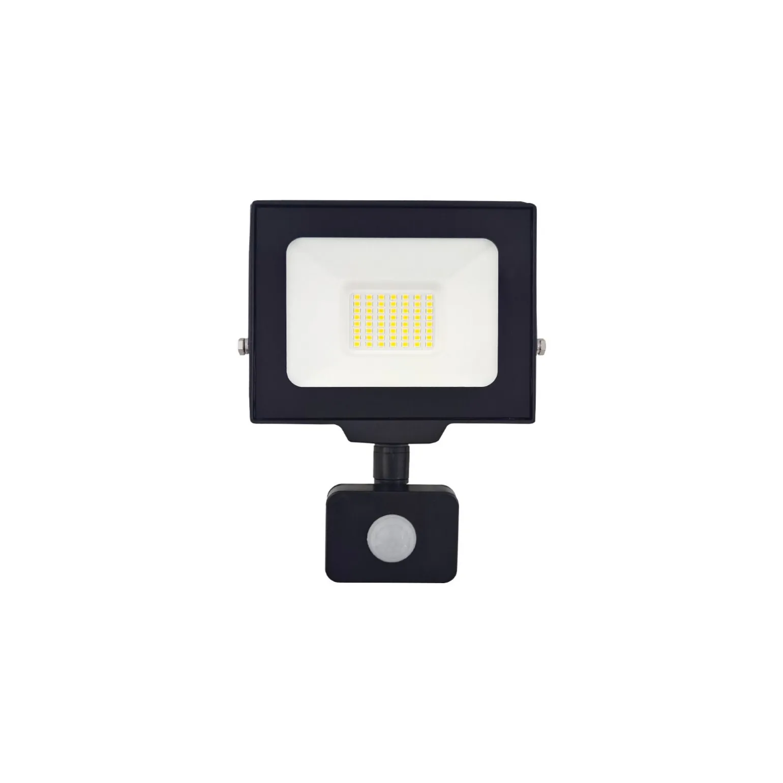 Noxion LED Strålkastare Beamy G3.1 Svart 30W 3300lm 110D - 830 Varm Vit | IP44 - Rörelse- och Ljussensor - Symmetrisk