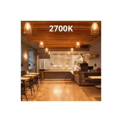 Noxion Lucent Filament LED E27 Päron Klar 7W 806lm - 827 Extra Varm Vit | Dimbar - Ersättare 60W