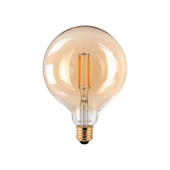 Noxion Lucent LED E27 Globe Filament Ambar 125mm 7.2W 630lm - 822 Extra Varm Vit | Ersättare 60W