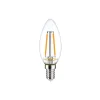 Noxion Lucent LED E14 Kronljus Filament Klar 2.5W 250lm - 827 Extra Varm Vit | Ersättare 25W