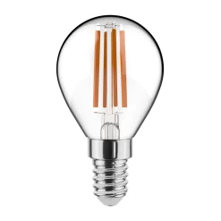 Noxion Lucent Lyster LED E14 boll Filament Klar 4.5W 470lm - 827 Extra Varm Vit | Dimbar - Ersättare 40W