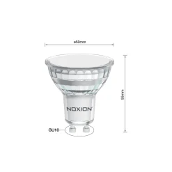 Noxion PerfectColor LED Spot GU10 PAR16 6.7W 650lm 120D - 940 Kallvit | Bästa Färgåtergivning - Dimbar - Ersättare 50W