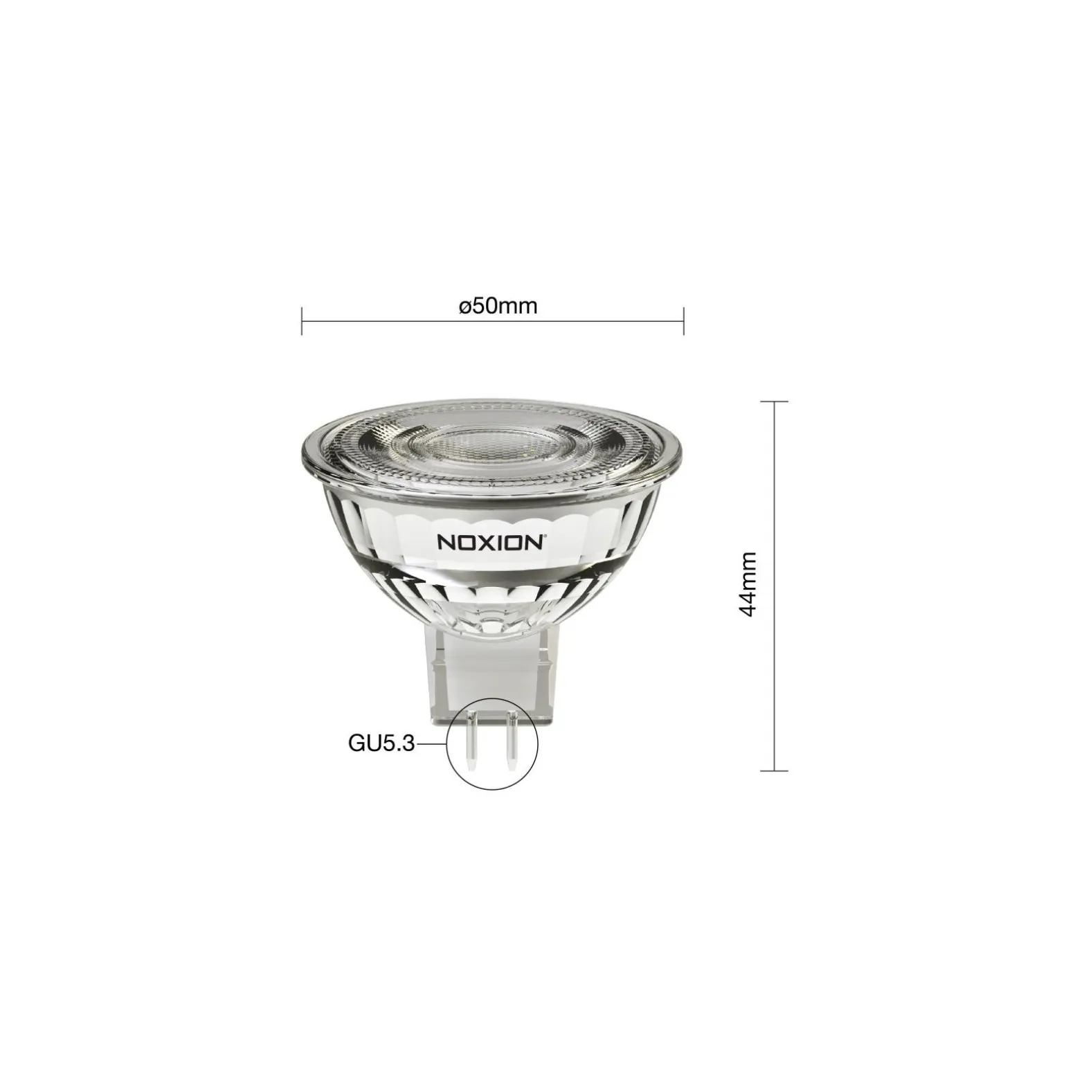 Noxion PerfectColor LED Spot GU5.3 MR16 7.5W 621lm 36D - 930 Varm Vit | Bästa Färgåtergivning - Dimbar - Ersättare 50W