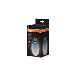 Osram Decor LED Lamp Blå Glas E27 3.5W 300lm - 827 Extra Varm Vit | Ersättare 25W