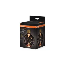 Osram Decor LED Lamp Svart Glas E27 3.5W 300lm - 827 Extra Varm Vit | Ersättare 25W