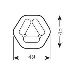 Osram Dulux T/E Plus 32W 840 | Kallvit - 4-Stift
