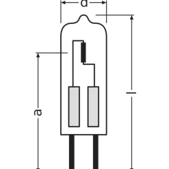Osram Halogen G4 Capsule Halostar 20 W