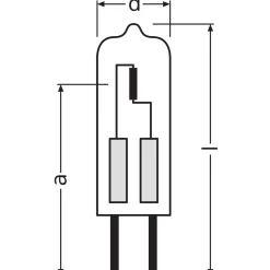 Osram Halostar Superstar 2000 GY6.35 25W 12V - 929 Extra Varm Vit