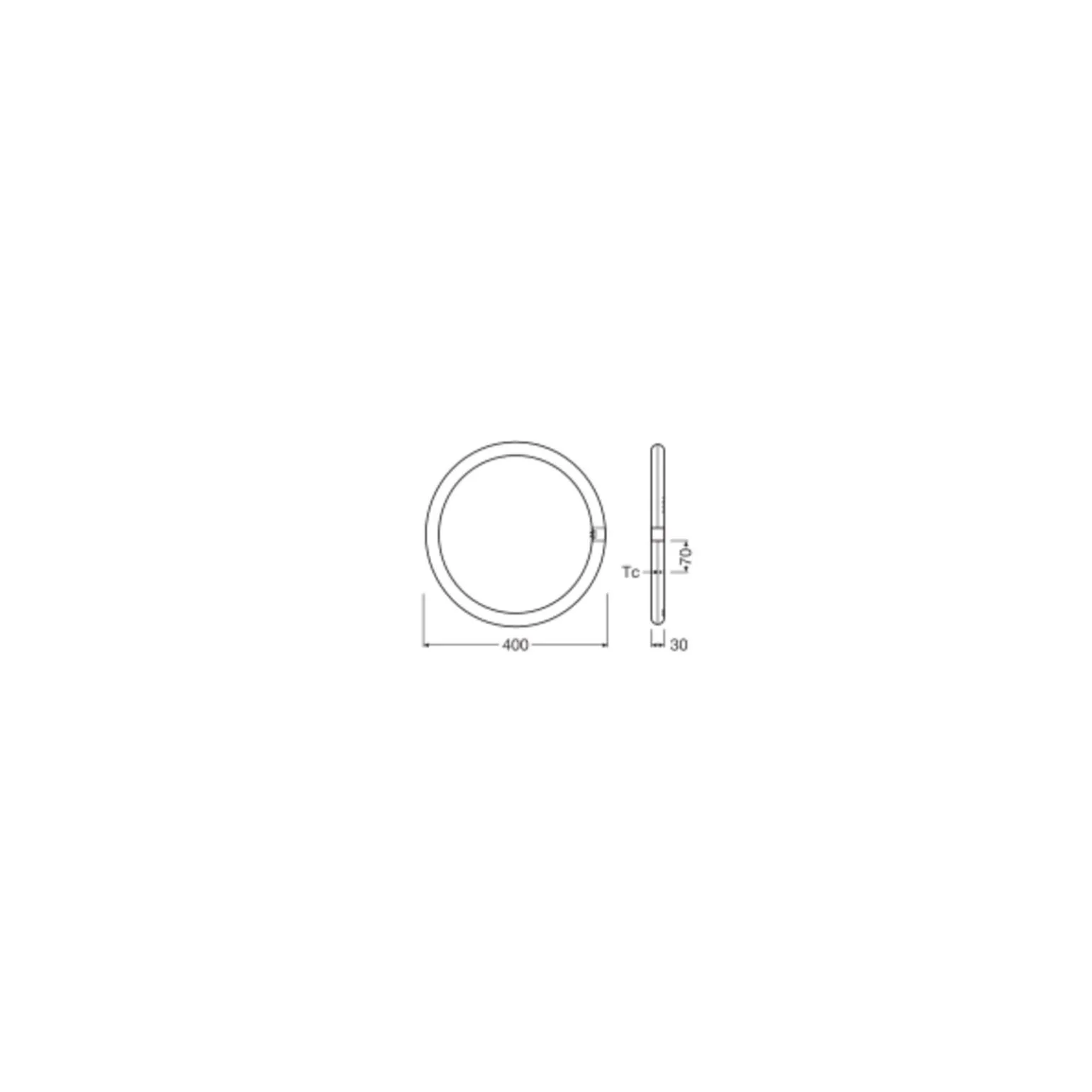 Osram LED Rör T9 Cirkulär (EM/Mains) 24W 2900lm - 865 Dagsljus | Ersättare 40W