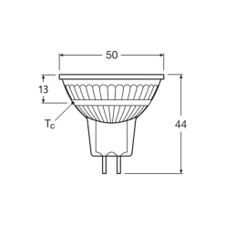 Osram LED Superstar Plus Reflektor Spot GU5.3 MR16 6,8W 621lm 36D - 940 Kallvit | Bästa Färgåtergivning - Dimbar - Ersättare 50W