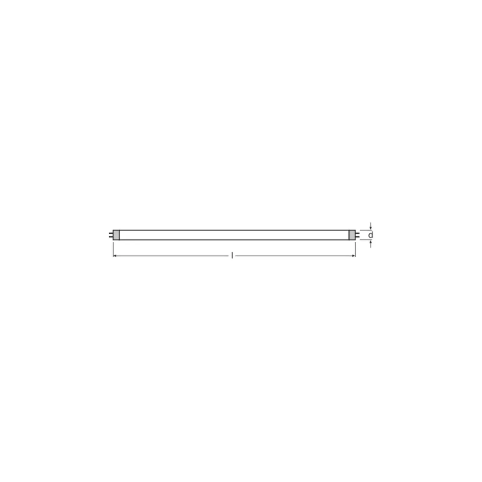 Osram Lumilux T5 6W - 840 Kallvit| 21cm