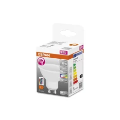 Osram Parathom Retrofit LED Spot GU10 PAR16 2,9W 250lm 120D - 827 Extra Varm Vit | RGBW - Dimbar - Fjärrkontroll - Ersättare 25W
