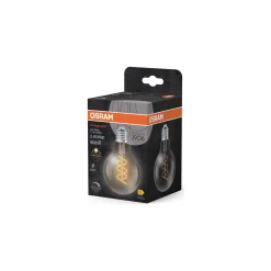 Osram Vintage 1906 LED E27 Globe Filament Twist Klar 7.2W 806lm - 927 Extra Varm Vit | Bästa Färgåtergivning - Dimbar - Ersättare 60W