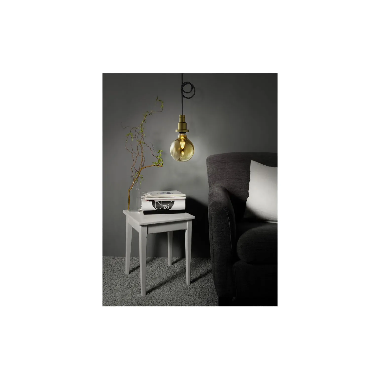Osram Vintage 1906 LED E27 Globe Filament Guld 125mm 6.5W 650lm - 824 Extra Varm Vit | Dimbar - Ersättare 50W