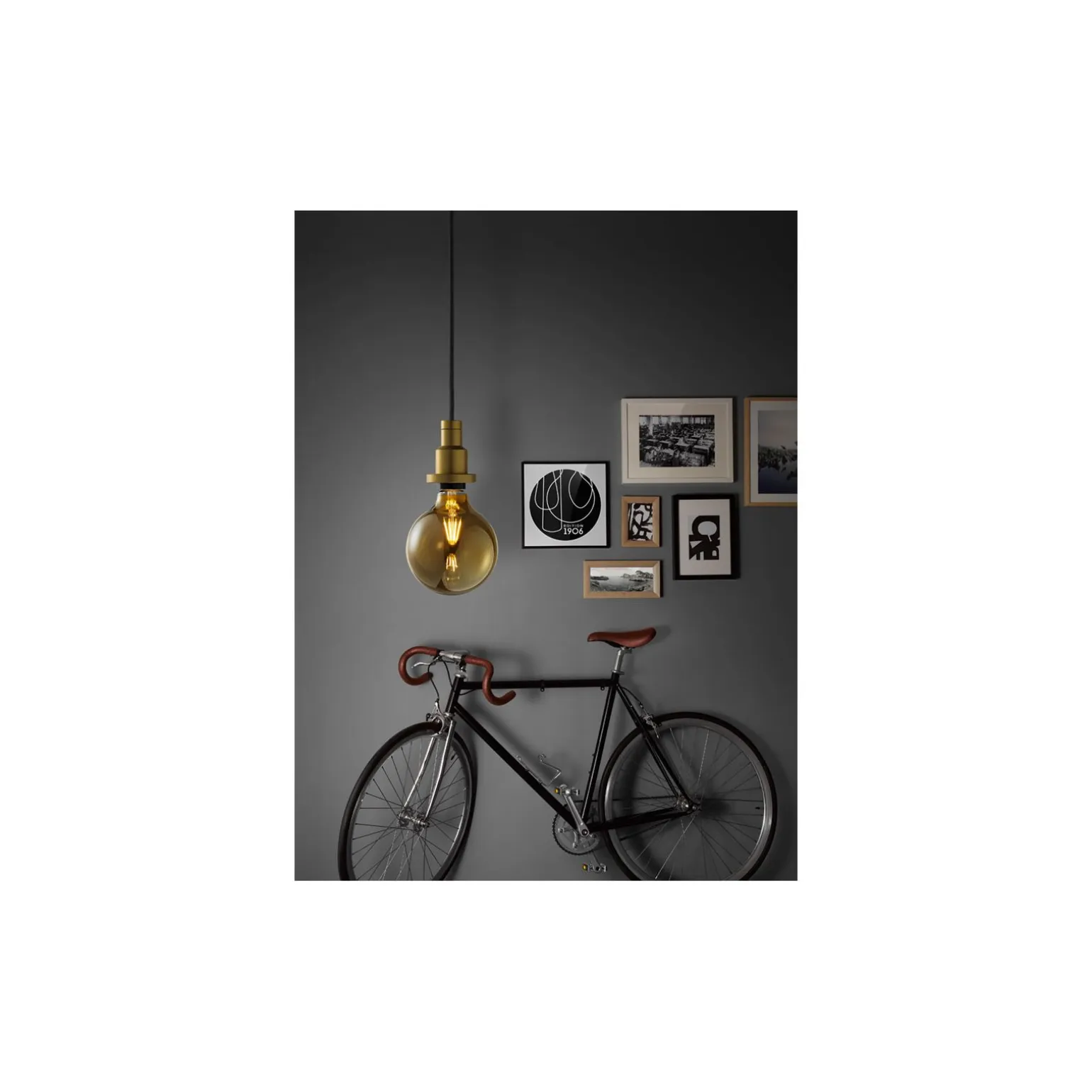 Osram Vintage 1906 LED E27 Globe Filament Guld 125mm 6.5W 650lm - 824 Extra Varm Vit | Dimbar - Ersättare 50W