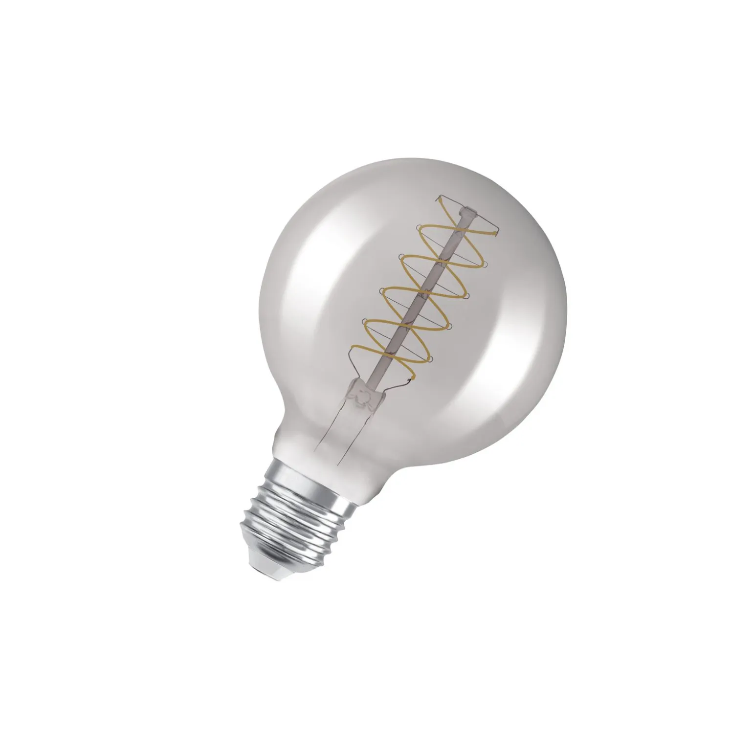 Osram Vintage 1906 LED E27 Globe Filament Smokey 95mm 7.8W 360lm - 818 Extra Warm White | Dimmable