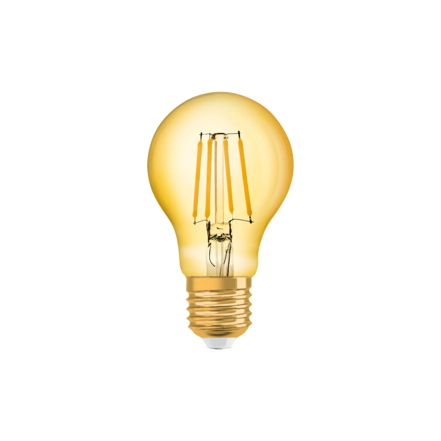Osram Vintage 1906 LED E27 Päron Filament Guld 4W 410lm - 824 Extra Varm Vit | Ersättare 40W