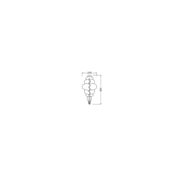 Osram Vintage 1906 LED E27 Special Filament Gold 4.8W 360lm - 822 Extra Warm White | Dimmable