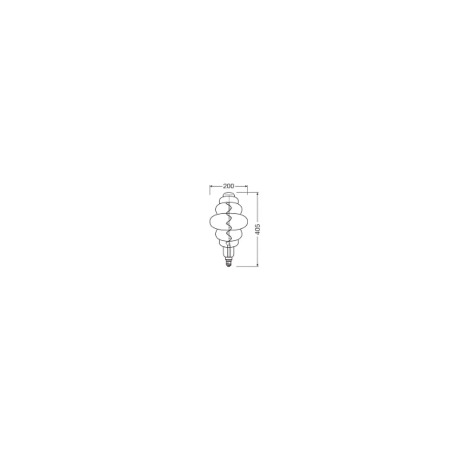 Osram Vintage 1906 LED E27 Special Filament Gold 4.8W 360lm - 822 Extra Warm White | Dimmable