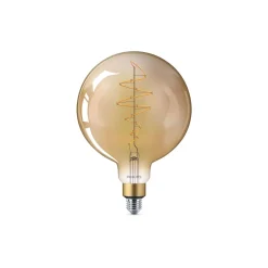 Philips Classic LED Globe E27 200mm Filament Guld 7W 470lm - 818 Extra Varm Vit | Dimbar - Ersättare 40W