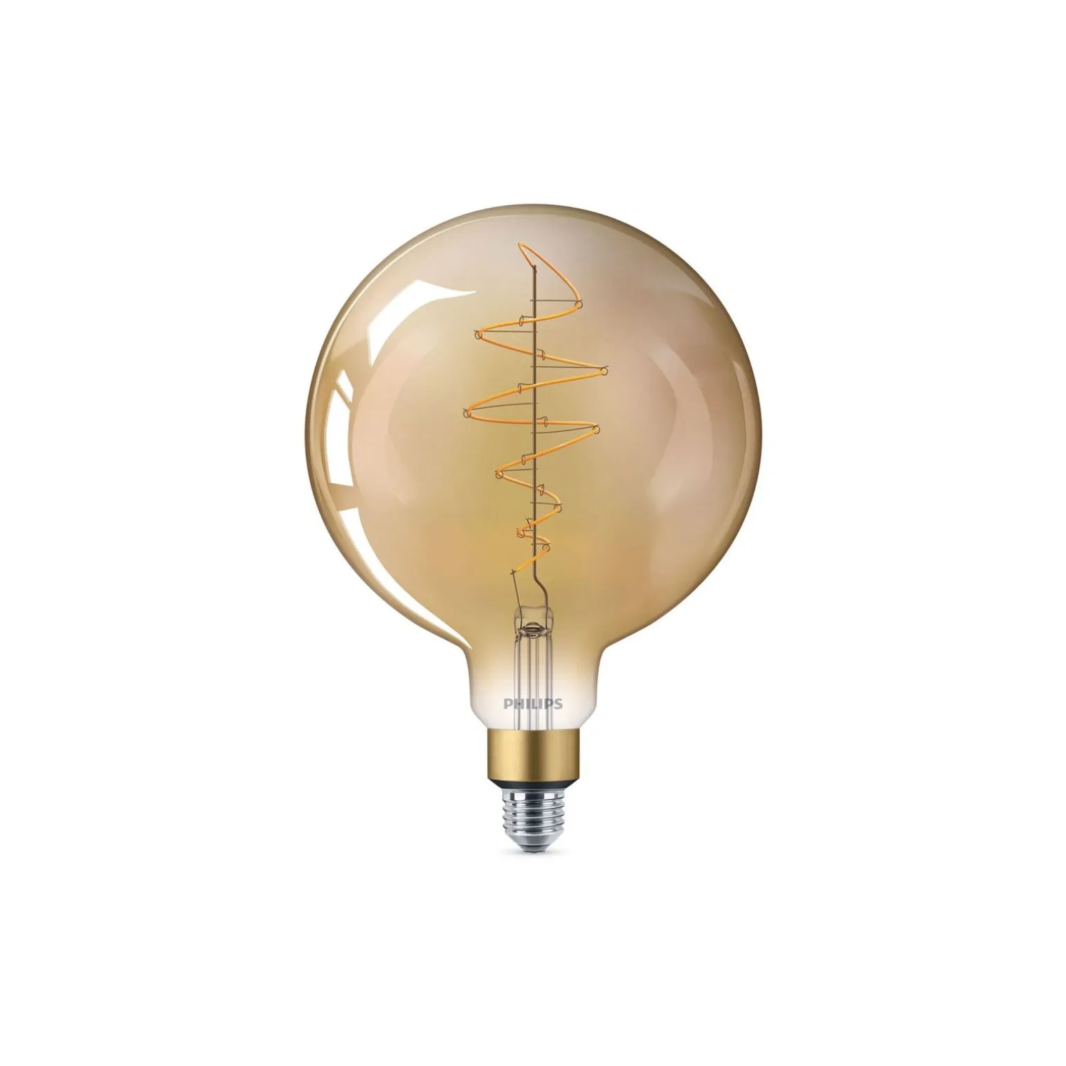 Philips Classic LED Globe E27 200mm Filament Guld 7W 470lm - 818 Extra Varm Vit | Dimbar - Ersättare 40W