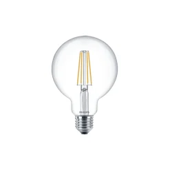 Philips Corepro LED Globe E27 Filament Klar 95mm 7W 806lm - 827 Extra Varm Vit | Ersättare 60W