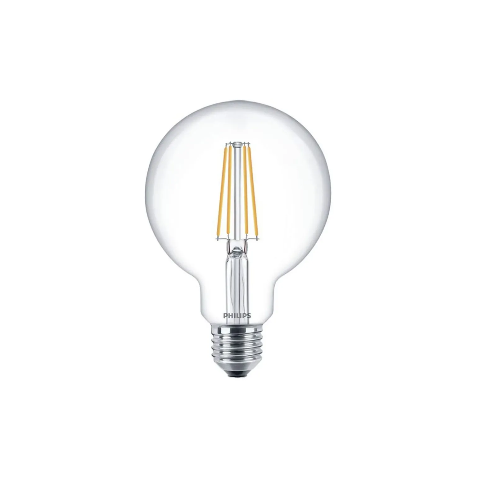 Philips Corepro LED Globe E27 Filament Klar 95mm 7W 806lm - 827 Extra Varm Vit | Ersättare 60W