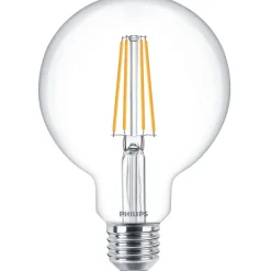Philips Corepro LED Globe E27 Filament Klar 95mm 7W 806lm - 827 Extra Varm Vit | Ersättare 60W
