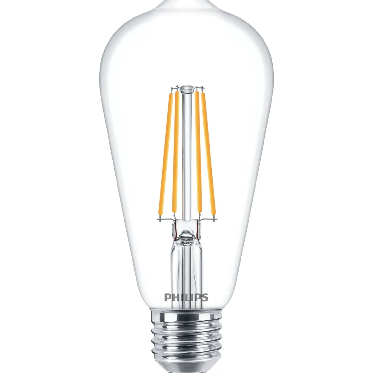 Philips Corepro LED Lampa E27 Edison Filament Klar 7W 806lm - 827 Extra Varm Vit | Ersättare 60W