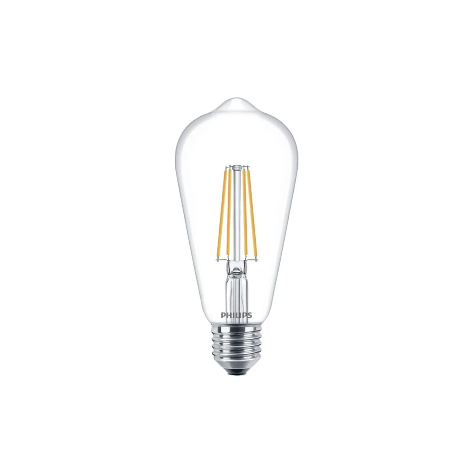 Philips Corepro LED Lampa E27 Edison Filament Klar 7W 806lm - 827 Extra Varm Vit | Ersättare 60W