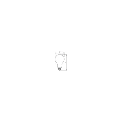 Philips Corepro LED Lampa E27 Päron Matt 23W 3452lm - 827 Extra Varm Vit | Ersättare 200W