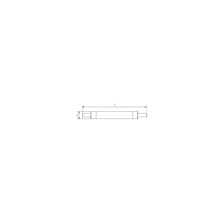 Philips Corepro LED Lineair R7s 118mm 7.2W 810lm - 830 varm hvid | erstatter 60W