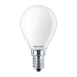 Philips Corepro LED Lustre E14 boll Matt 6.5W 806lm - 827 Extra Varm Vit | Ersättare 60W