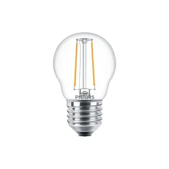 Philips Corepro LED Lustre E27 boll Filament Klar 2W 250lm - 827 Extra Varm Vit | Ersättare 25W