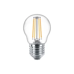 Philips Corepro LED Lustre E27 boll Filament Klar 4.3W 470lm - 827 Extra Varm Vit | Ersättare 40W