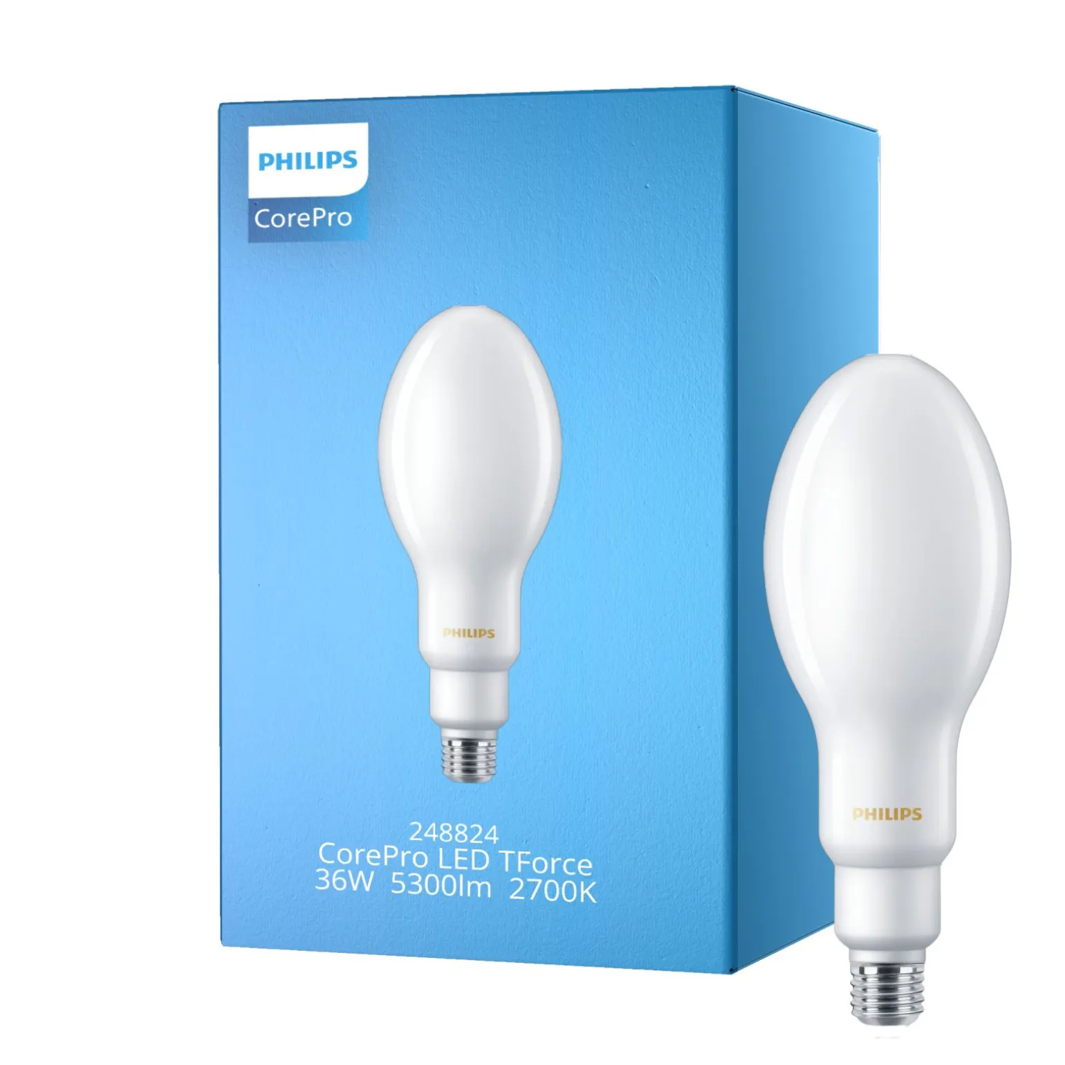 Philips CorePro LED TForce E40 36W 5300lm 330D - 827 Extra Varm Vit