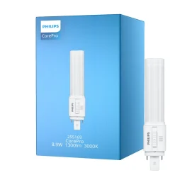 Philips CorePro PL-C LED 360D 8.9W 1300lm - 830-840-865 CCT | 2-Stift - Ersättare 26W