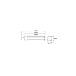 Philips CorePro PL-C LED 6.9W 700lm - 830 Varm Vit | 2-Stift - Ersättare 18W